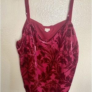 Womens Merona Velvet Blouse